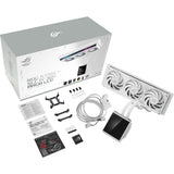 Asus rog strix slc iv 360 argb lcd white edition waterkoeling (wit)