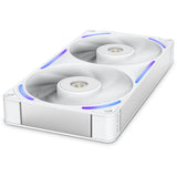 Nzxt f240x rgb case fans (wit, 2 stuks, 240 x 120 x 30 mm, pwm)