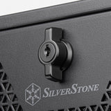 Silverstone rm44 rack behuizing (zwart | 4u | usb type-c | 2x 80mm casefan inbegrepen)