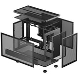 Deepcool ch260 mini tower behuizing (zwart | 2x usb-a | 1x usb-c | tempered glass)