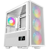 Deepcool ch560 digital midi tower behuizing (wit | 1x usb-a | 1x usb-c | rgb | tempered glass)