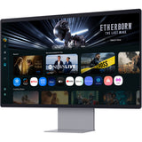 Samsung smart monitor m9 m90sf 32 4k uhd (zilver, hdmi, displayport, 2x usb-a, usb-c, wi-fi 5, bt, 165 hz)
