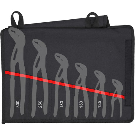 Knipex 00 19 55 s5 waterpomptangenset werkplaats 5-delig