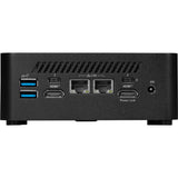 Msi cubi nuc 1mg-237beu barebone (zwart | core 7 150u | intel graphics)