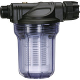 Gardena voorzetfilter voor pompen met max. waterdoorvoer van 3000 l u (zwart transparant, 1731-20)