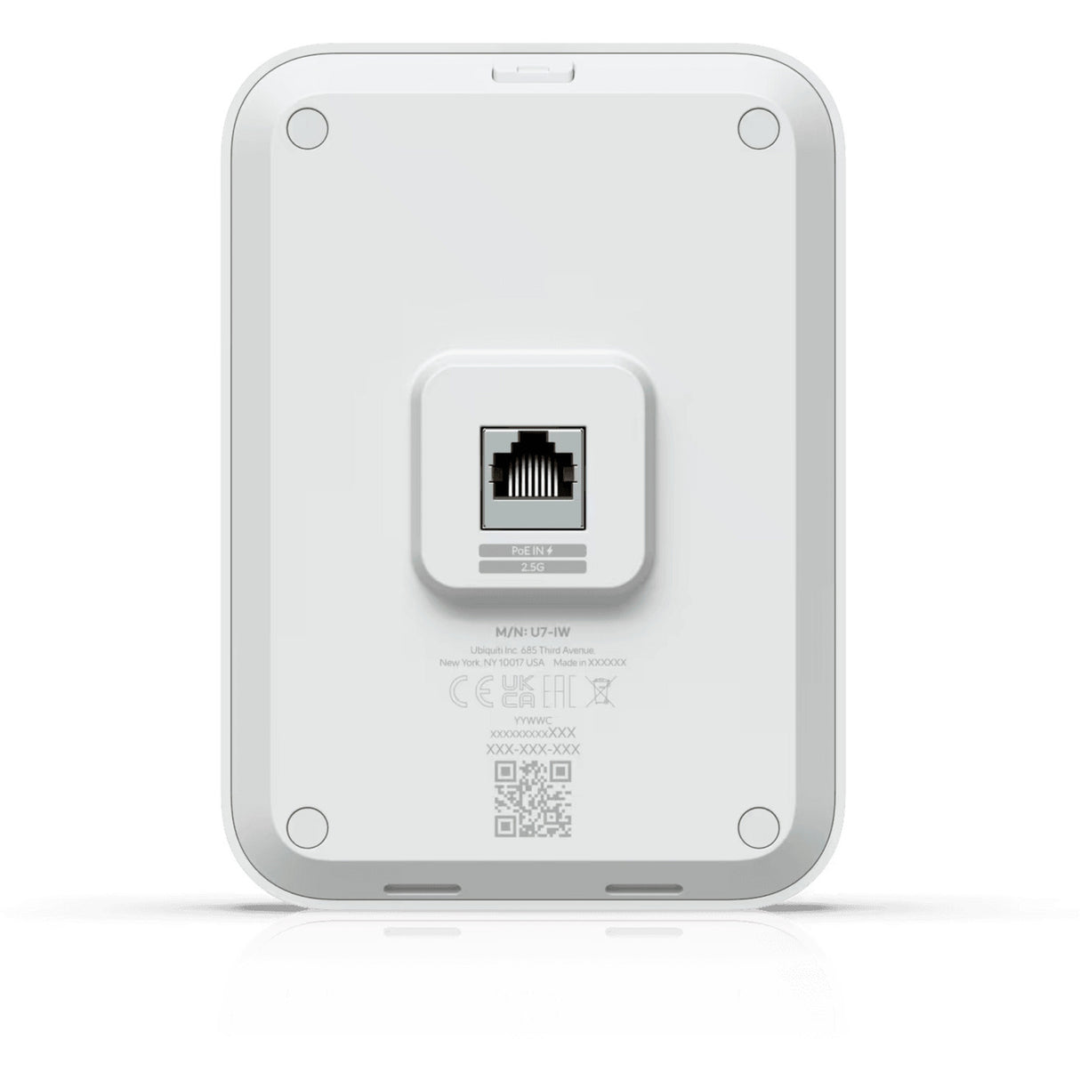 Ubiquiti unifi u7 in-wall access point (wit, poe)