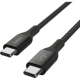 Belkin boostcharge usb-c > usb-c kabel (zwart, 1 meter, 240 w)