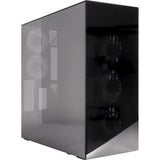 Arctic xtender vg midi tower behuizing (zwart | 2x usb-a | 1x usb-c | rgb | tempered glass)