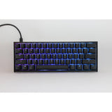Ducky one 2 pro mini classic rgb mechanisch gaming toetsenbord (zwart, us lay-out (qwerty), cherry mx speed silver, 60%, rgb led, double-shot pbt, quack mechanics)