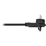 Brennenstuhl comfort-line plus, 6-voudige stekkerdoos stekkerdoos (zwart, met platte stekker, 2m h05vv-f 3g1.5)