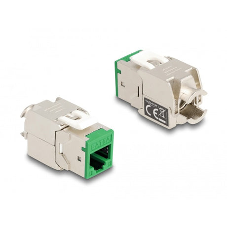 Delock rj45 jack naar lsa cat 6a toolfree keystone module (meerkleurig, 8 stuks)