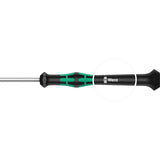 Wera kraftform 12sb1 micro-schroevendraaierset (zwart groen, voor elektrische apparaten)