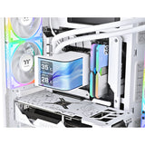 Thermaltake magcurve 360 ultra argb sync aio liquid cooler - snow edition waterkoeling (wit)