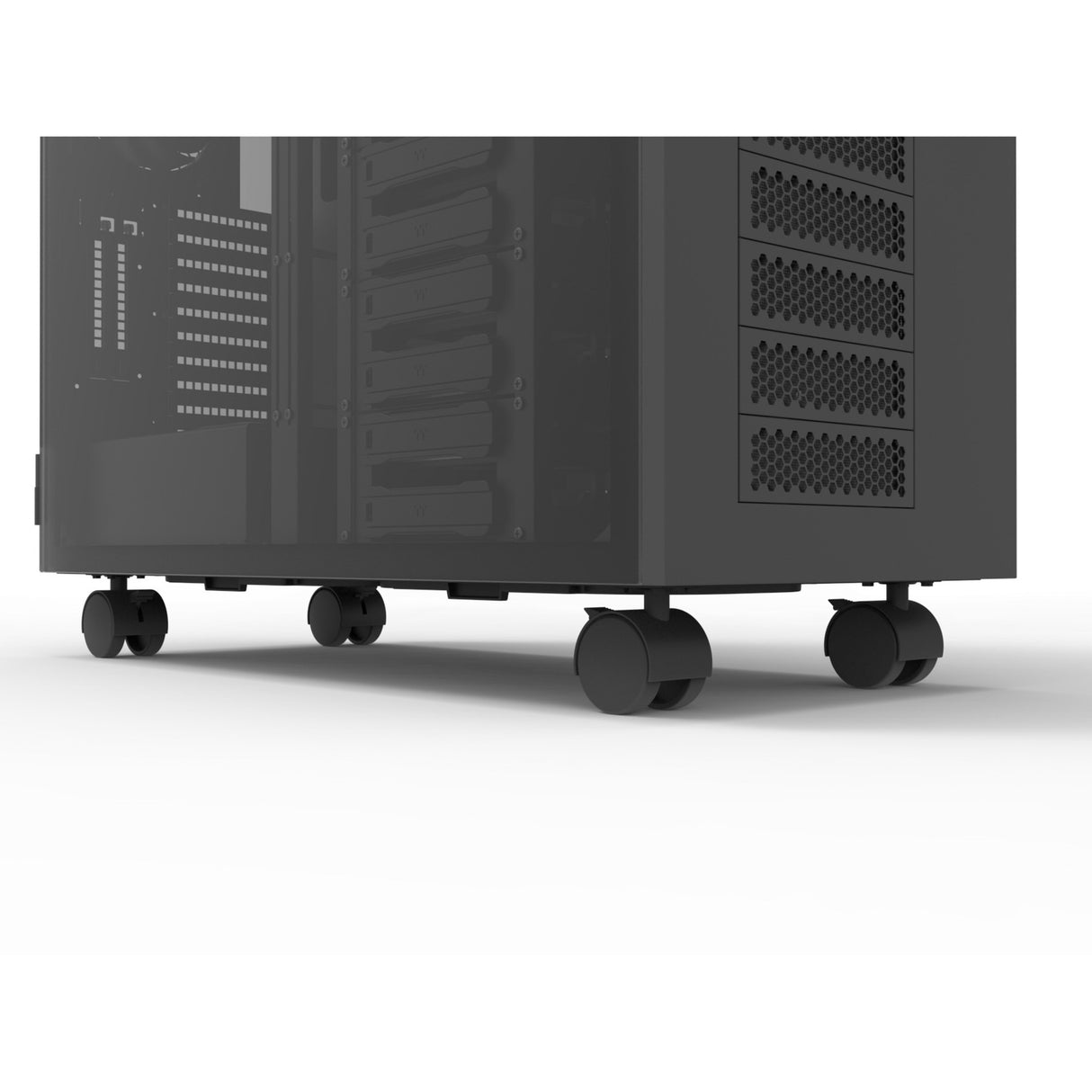 Thermaltake ax700 tg big tower behuizing (zwart | 4x usb-a | 1x usb-c | tempered glass)