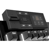 Be quiet! dark mount silent tactile rgb mechanisch gaming toetsenbord (zwart, us lay-out (qwerty), silent tactile, 100%, argb, pbt double-shot keycaps, media dock)