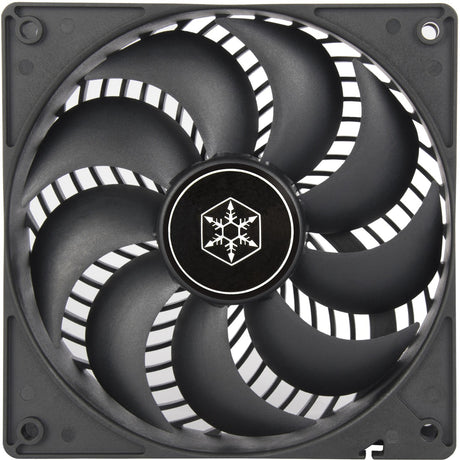 Silverstone air penetrator 120i case fan (zwart, 120 x 120 x 25 mm)