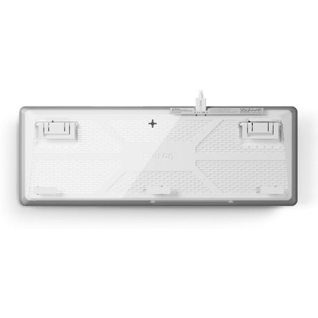 Pulsar pcmk 2he tkl mechanical gaming keyboard (wit, us lay-out (qwerty), 80% (tkl), rgb, pbt double-shot keycaps, hot-swap)