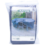 Nature tuinmeubelafdekhoes voor ronde tafel en stoelen afdekking (grijs, 6030600)