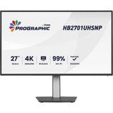 Iiyama prographic hb2701uhsnp-b1 27 4k uhd monitor (zwart (mat), hdmi, displayport, usb-c, audio)