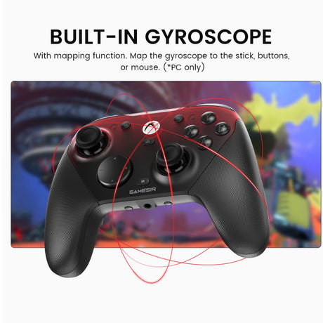 Gamesir g7 pro tri-mode - shadow ember gamepad (zwart donkerrood, xbox series x|s, xbox one, pc, android, steam)