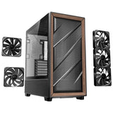 Antec flux midi tower behuizing (zwart | 2x usb-a | 1x usb-c | tempered glass)