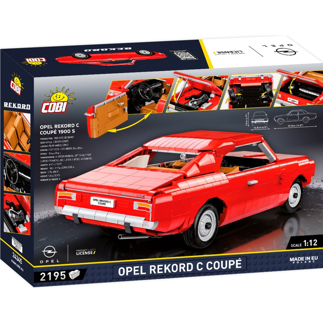 Cobi opel rekord c coupe constructiespeelgoed (schaal 1:12)