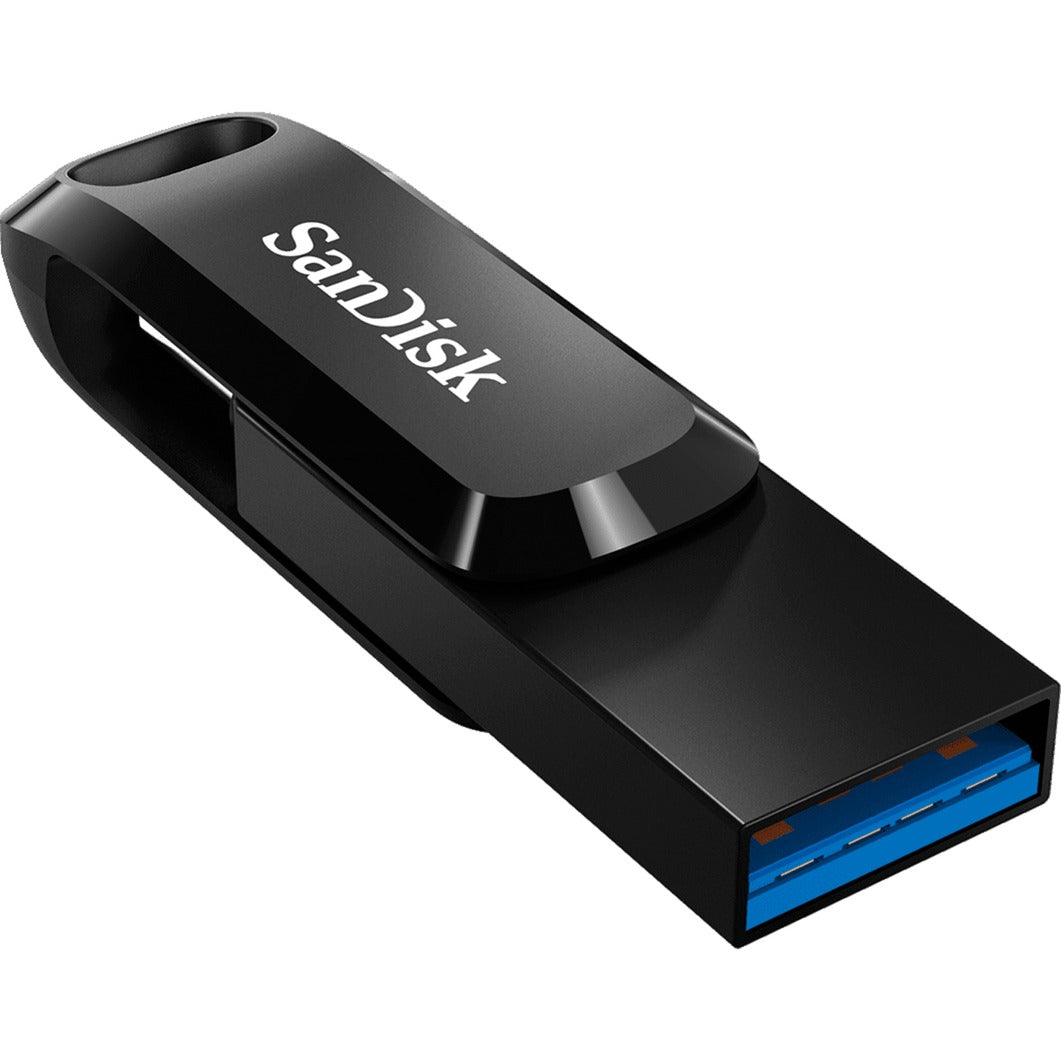 Sandisk ultra dual drive go 256 gb usb-stick (zwart, usb-a 3.2 (5 gbit s), usb-c 3.2 (5 gbit s))
