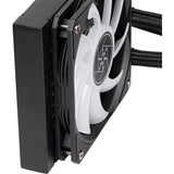 Silverstone vida 120 slim waterkoeling (zwart)