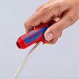 Knipex universeel ontmantelingsgereedschap - ergostrip links - rood