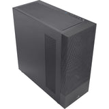 Aerocool cipher s-bk-v1 midi tower behuizing (zwart | 3x usb-a)