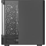 Xyz pc gear quantum pro midi tower behuizing (zwart | window)