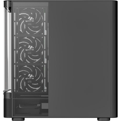 Xyz pc gear quantum pro midi tower behuizing (zwart | window)