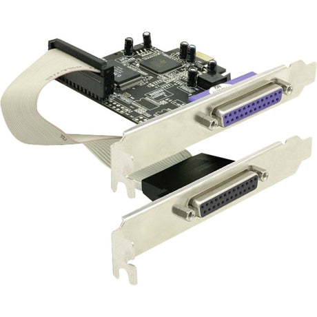 Delock pci express kaart 2x parallel interface kaart (zwart)