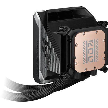Asus rog strix lc iv 360 argb lcd waterkoeling (zwart)