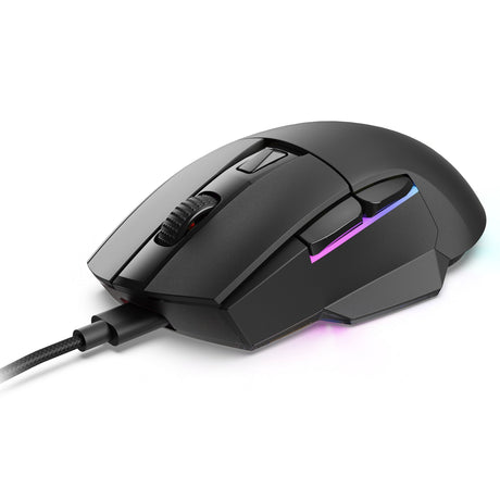 Sharkoon skiller sgm50w gaming muis (zwart, 400 - 6400 dpi, rgb leds)