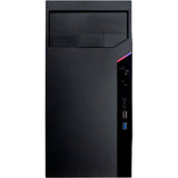 Inter-tech it-6505 reto mini tower behuizing (zwart | 2x usb-a)