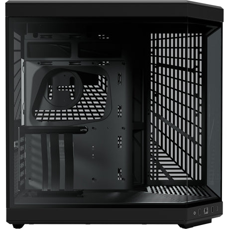 Hyte y70 midi tower behuizing (zwart | 2x usb-a | 1x usb-c | tempered glass)