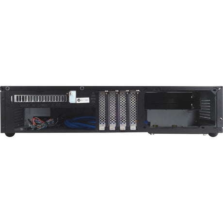 Silverstone ml04b htpc behuizing (zwart | 2x usb-a)