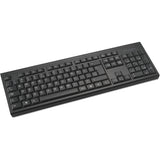 Kensington kb150 eq wireless keyboard (zwart, us lay-out (qwerty), membraan, 100%)