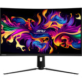 Msi mpg 321curx qd-oled 31.5 4k uhd curved gaming monitor (zwart, 2x hdmi, displayport, 2x usb-a, usb-b, usb-c, 240 hz)