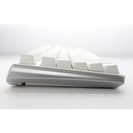 Ducky one 3 classic pure white tkl rgb mechanisch toetsenbord (wit, us lay-out (qwerty), cherry mx red, 80% (tkl), rgb leds, double-shot pbt, hot-swappable, quack mechanics)