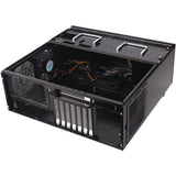 Silverstone grandia gd07b htpc behuizing (zwart | 2x usb-a)