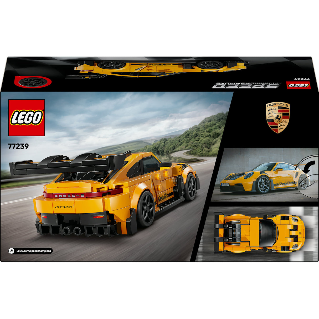 Lego ® speed champions porsche 911 gt3 rs supercar - 77239