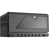 Silverstone cs381b v1.1 rack behuizing (zwart | 2x usb-a 3.2 (5 gbit s) | 2x audio)