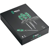 Wera 334 6 schroevendraaierset kraftform plus (zwart groen, 6-delig)