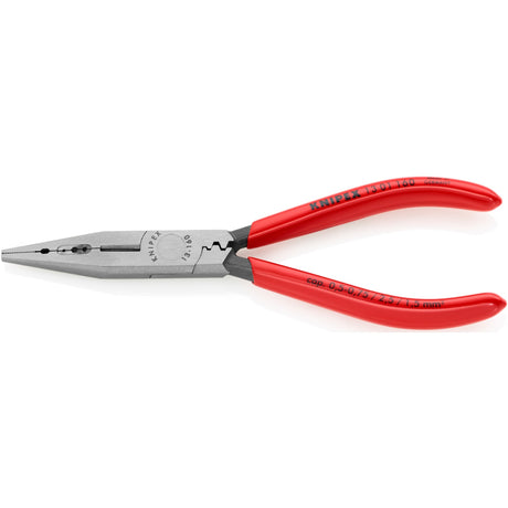 Knipex bedradingstang 13 01 160 (rood, lengte 160mm, krimpen 0,5 tot 2,5mm²)