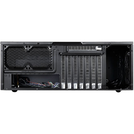 Silverstone sst-gd09b htpc behuizing (zwart | 2x usb-a)