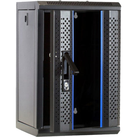 Dsi 10 inch 9u serverkast met glazen deur server rack
