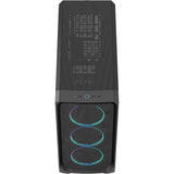 Fractal design meshify 3 xl rgb big tower behuizing (zwart | 2x usb-a | 1x usb-c | rgb | tempered glass)