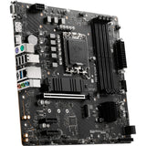 Msi pro b760m-p socket 1700 moederbord (zwart, raid, gb-lan, sound, µatx)